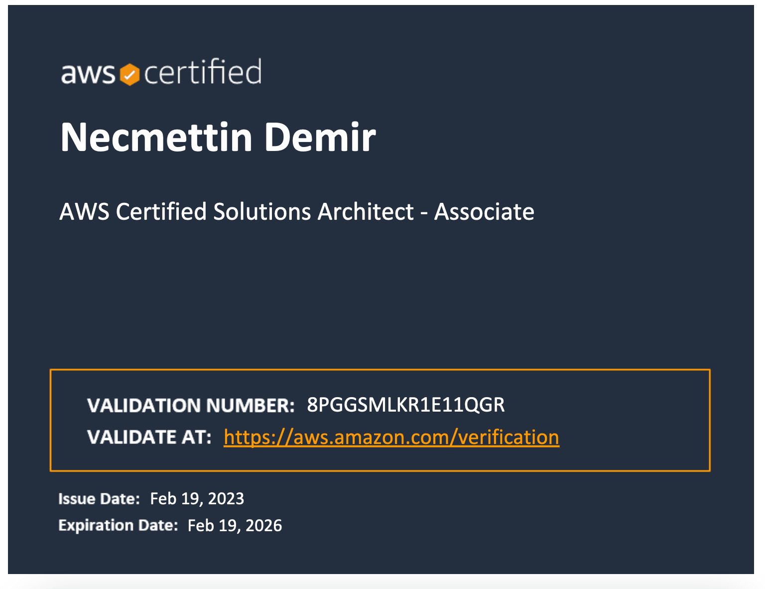 AWS-CERT