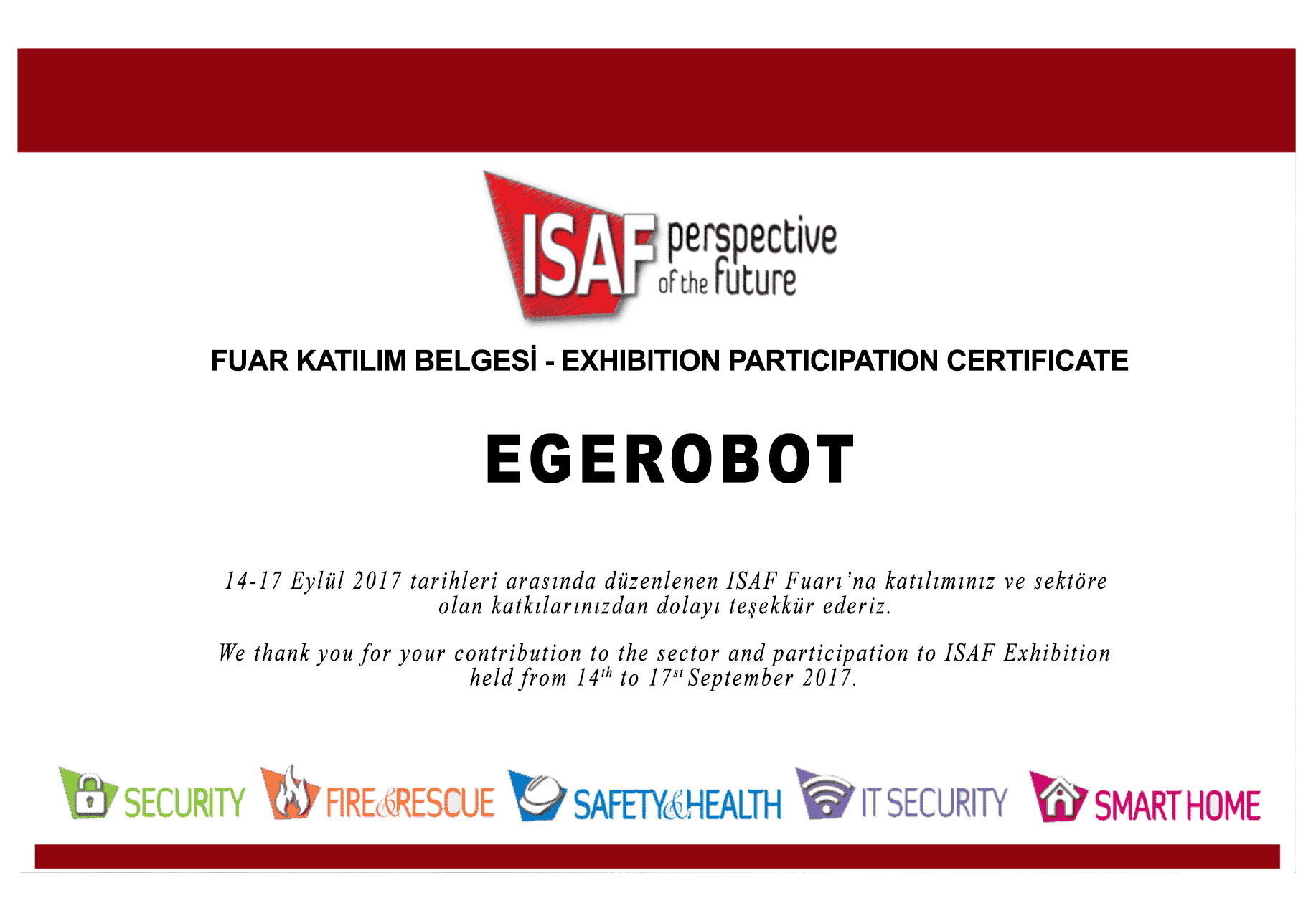 İSAF 2017 FUARI -CERT
