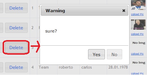 Подтверждение удаления